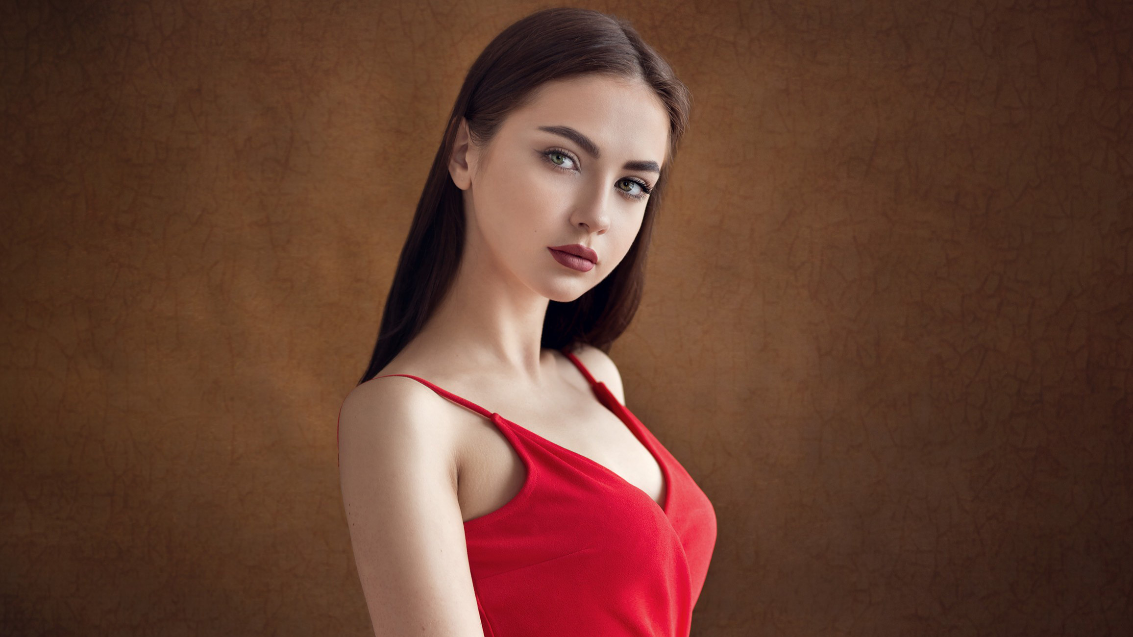 Beautiful Girl In Red Dress Wallpaper HD Girls 4k Image