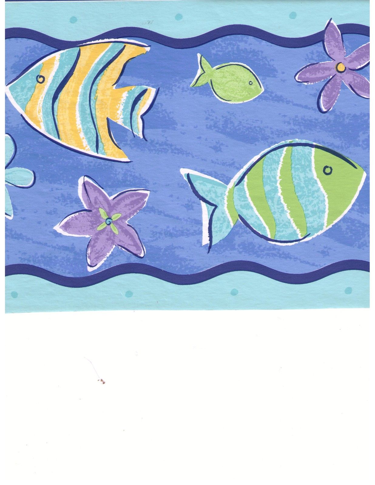 🔥 Free download WHIMSICAL FISH SEA OCEAN DISCONTINUED WALLPAPER BORDER