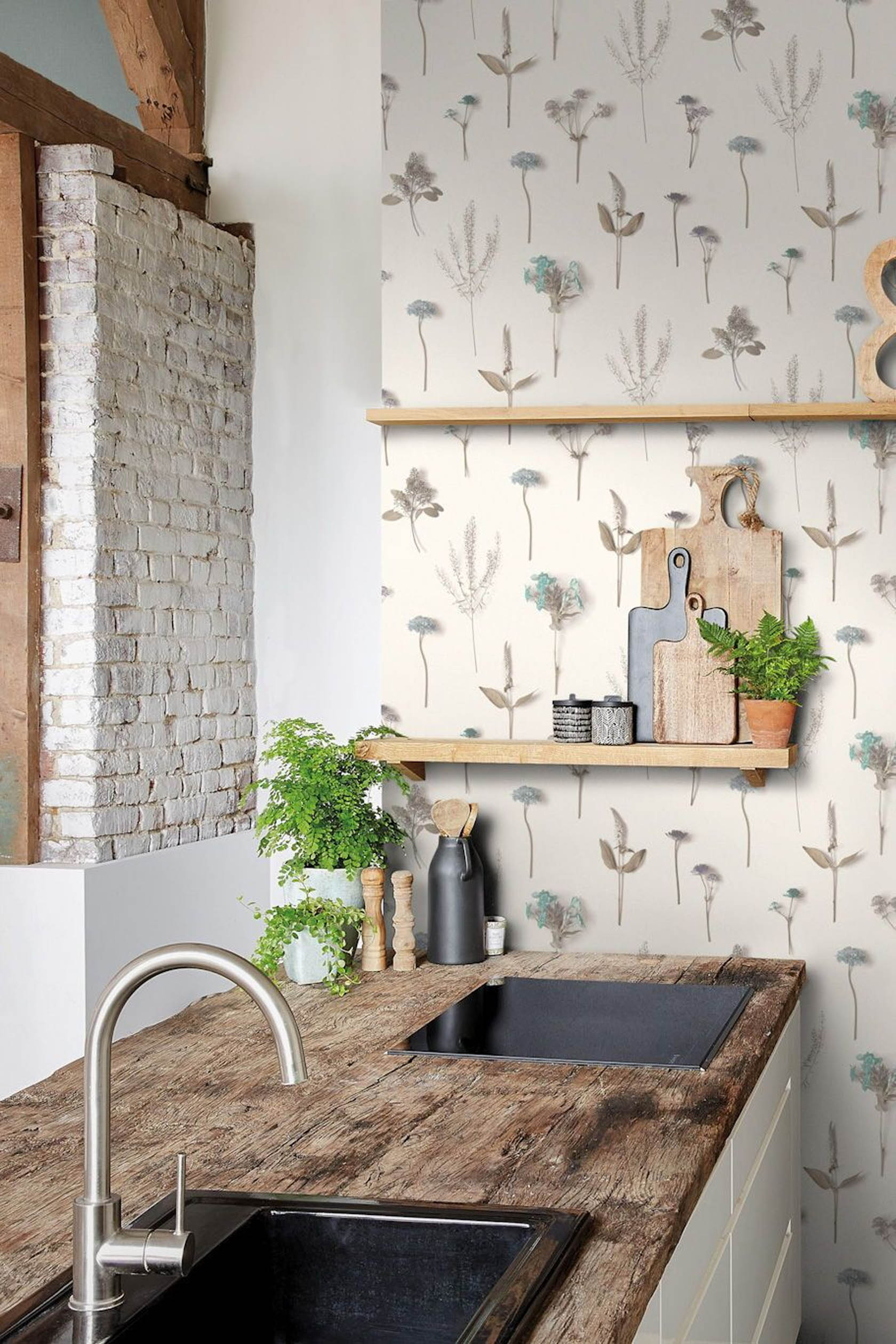 Beautify Your Kitchen With A Sturdy And Cleanable Wallpaper