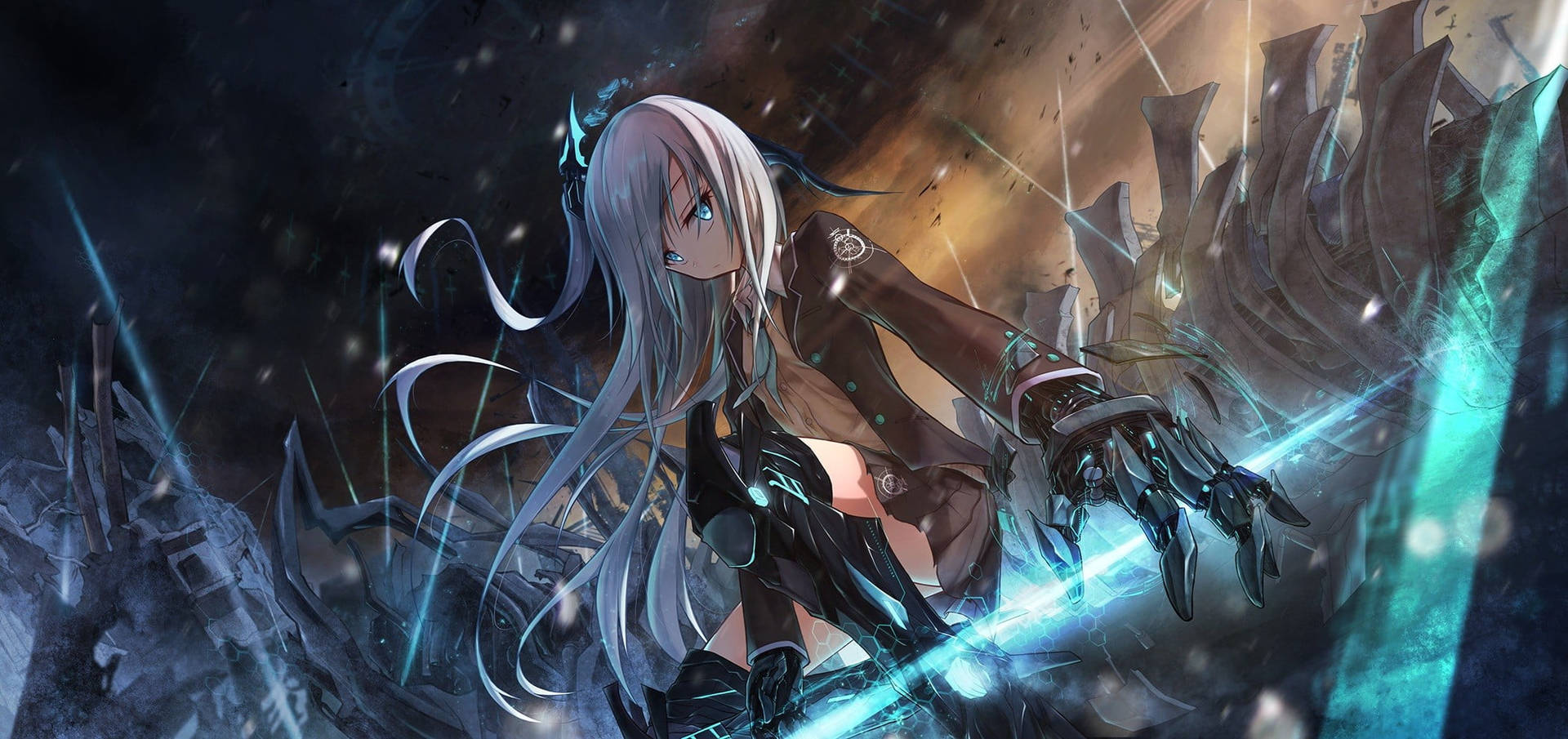 White Anime Wallpaper