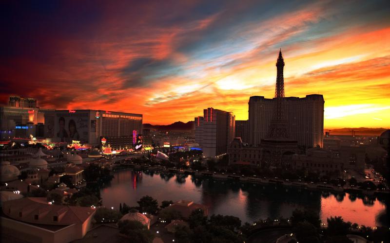 HD Las Vegas Night Casino Wallpaper