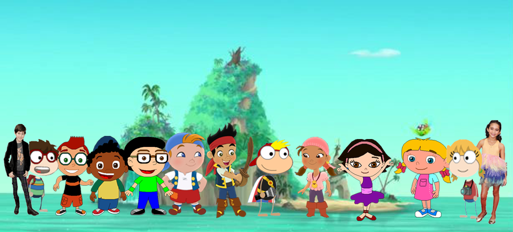Little Einsteins and The Never Land Pirates by JackandAnnie180 on 1024x464