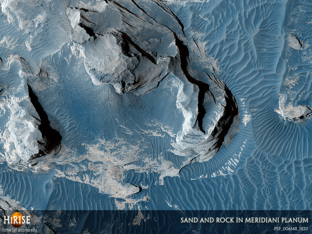 Hirise Sand And Rock In Meridiani Planum Psp