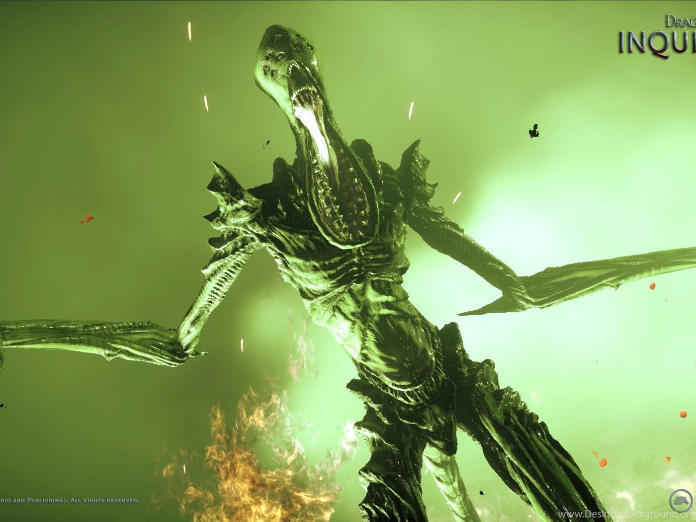 Darkspawn Dragon Age Inquisition Widescreen Wallpaper Desktop