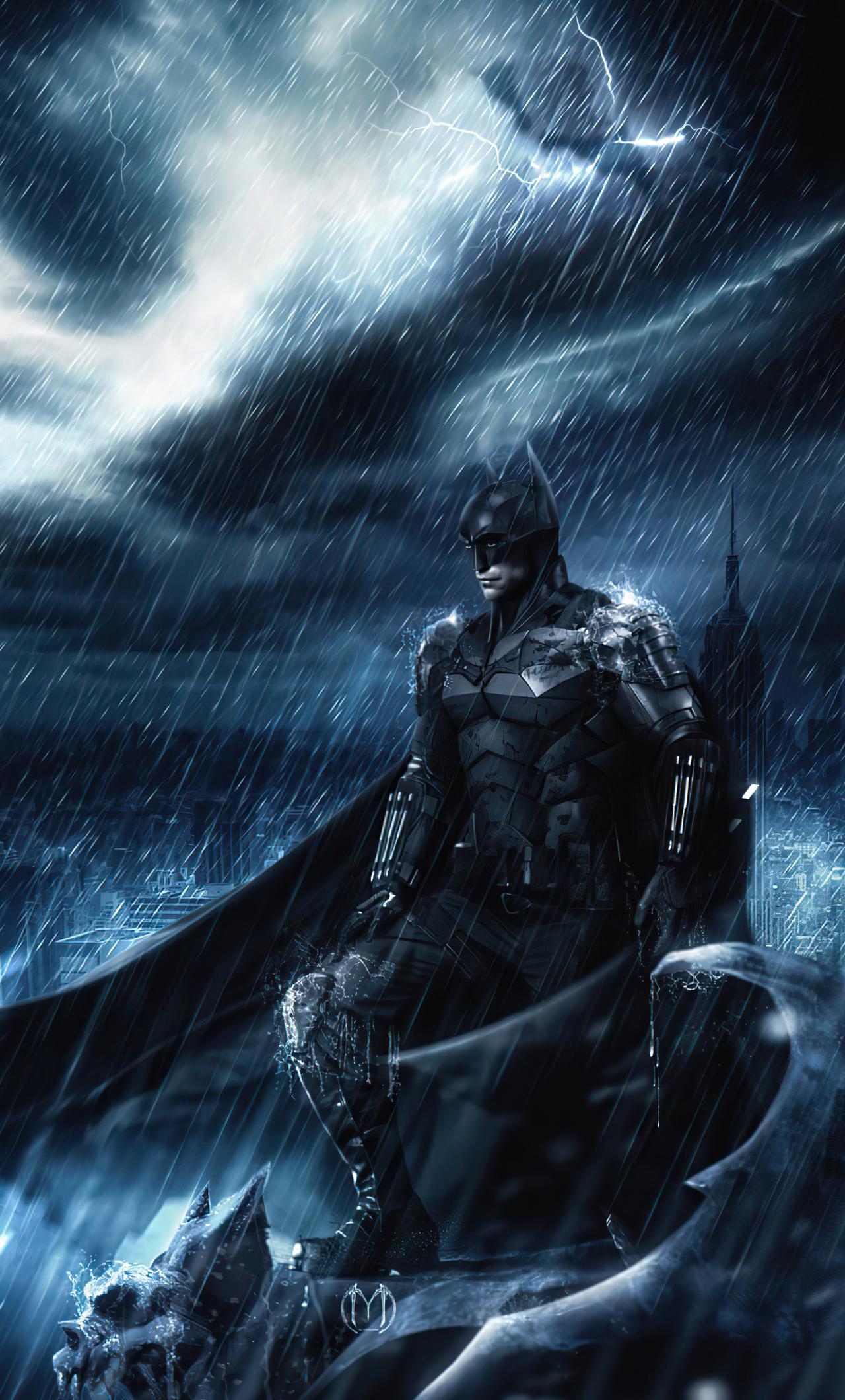 Batman In Night 4k iPhone HD Wallpaper Image