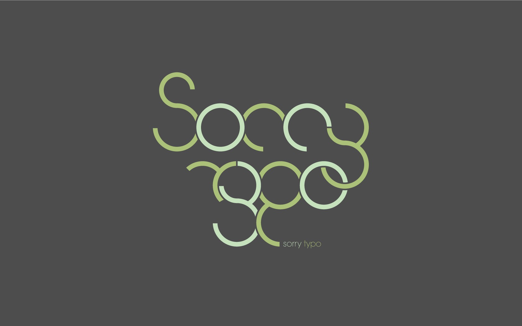Sorry Typography Google Themes Wallpaper