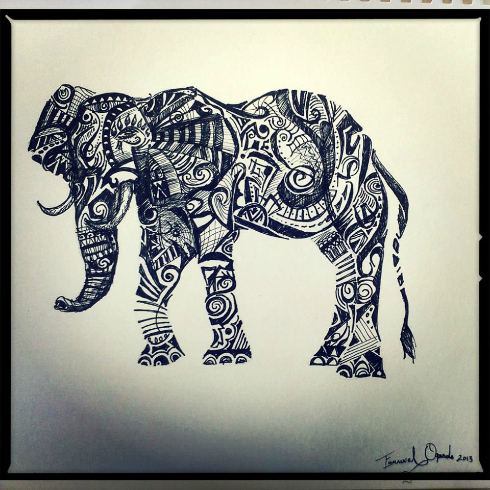 Tribal Elephant By Emmanuel7