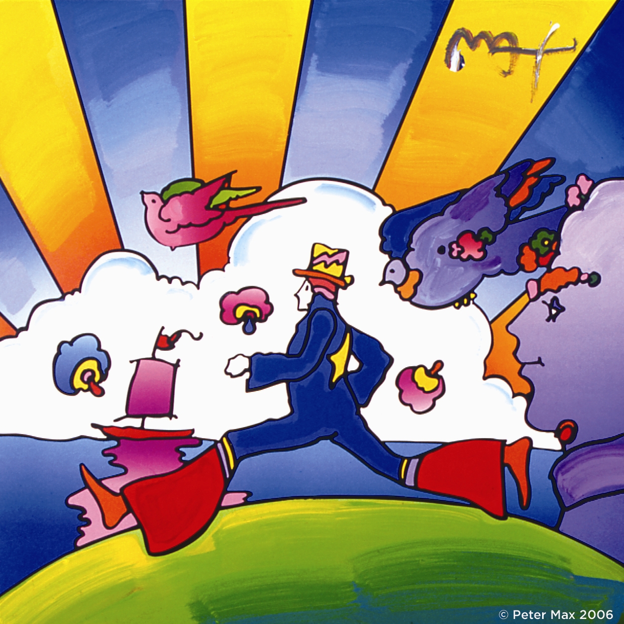 Free download Artist Peter Max appears at Wentworth Galleries on