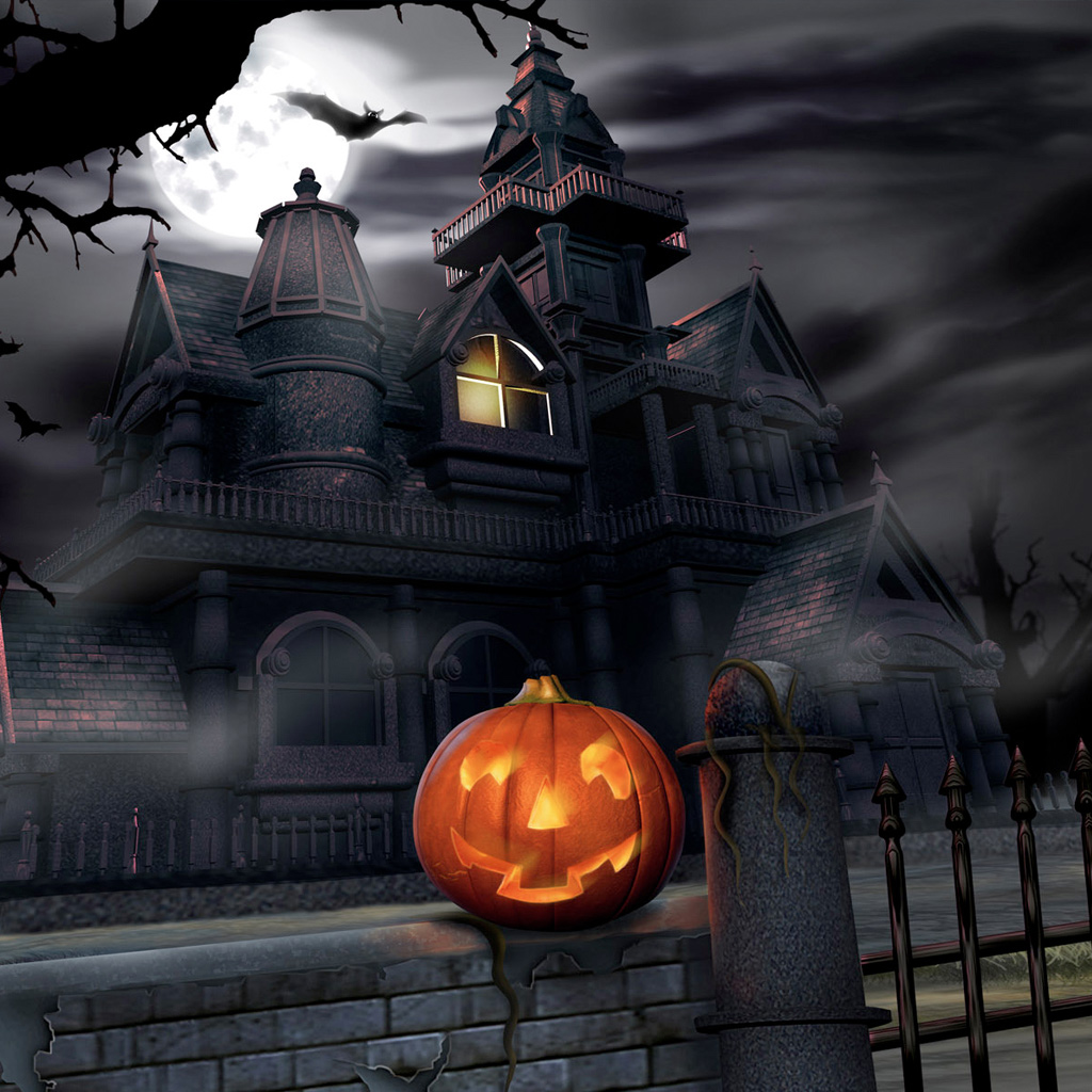 iPad Wallpaper Halloween Pumpkin Holiday Festival