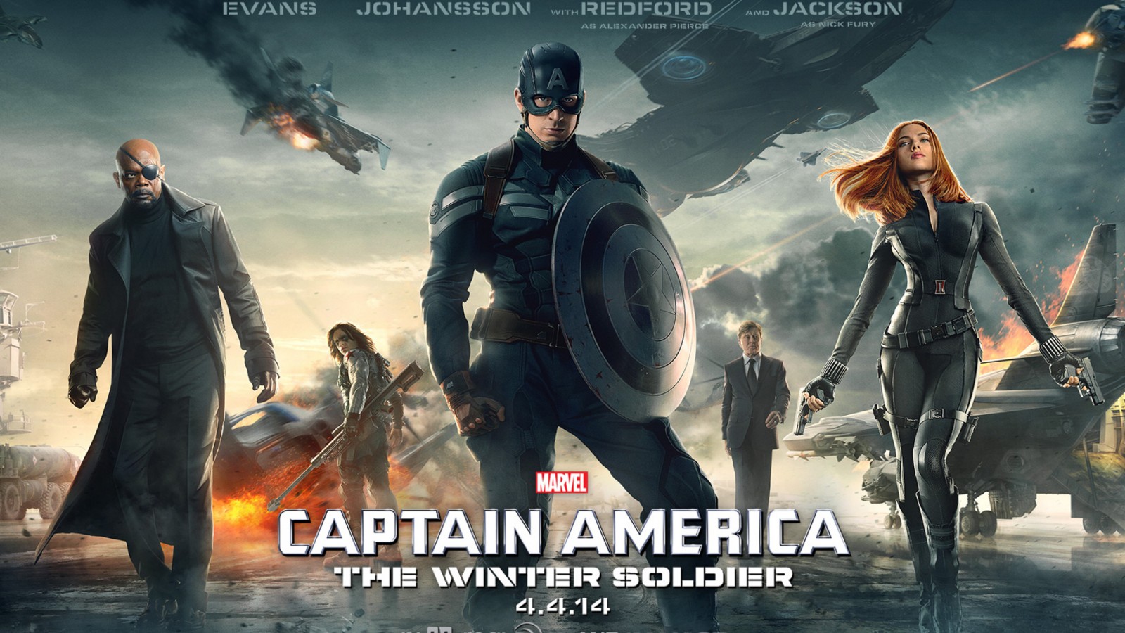 Captain America 2014 Movie Widescreen and Full HD Wallpapers