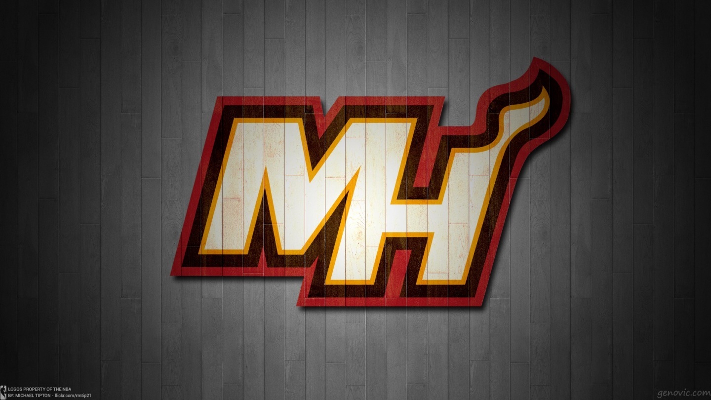 Miami Heat With Mh Text Logo Font Desktop Sport Nba In Usa