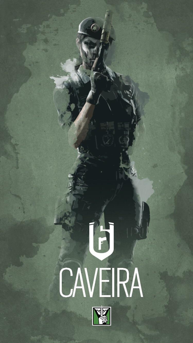 Caveira iPhone Wallpaper Inspired By U Thedoctor Rainbow6