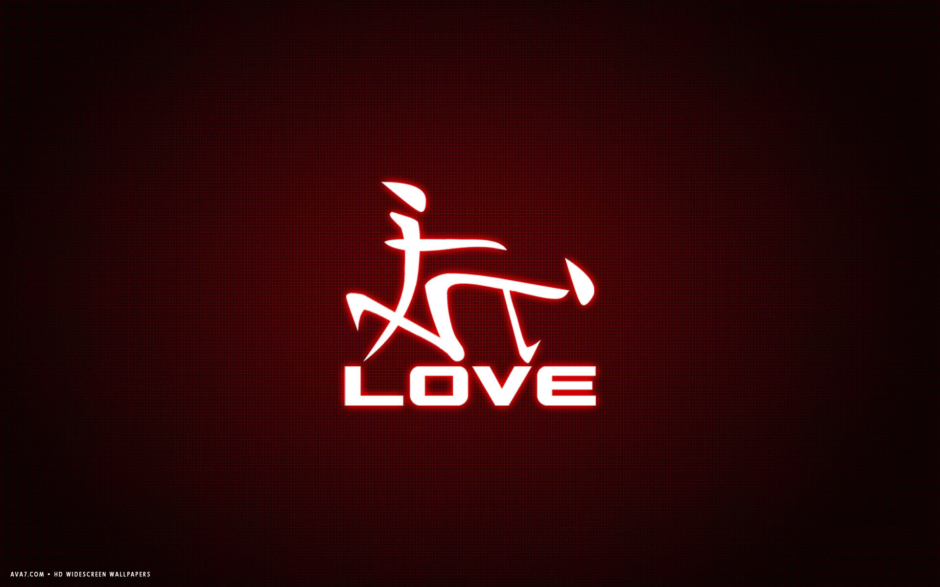love word japanese letters funny red simple hd widescreen