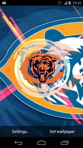 Bigger Chicago Bears Live Wallpaper For Android Screenshot