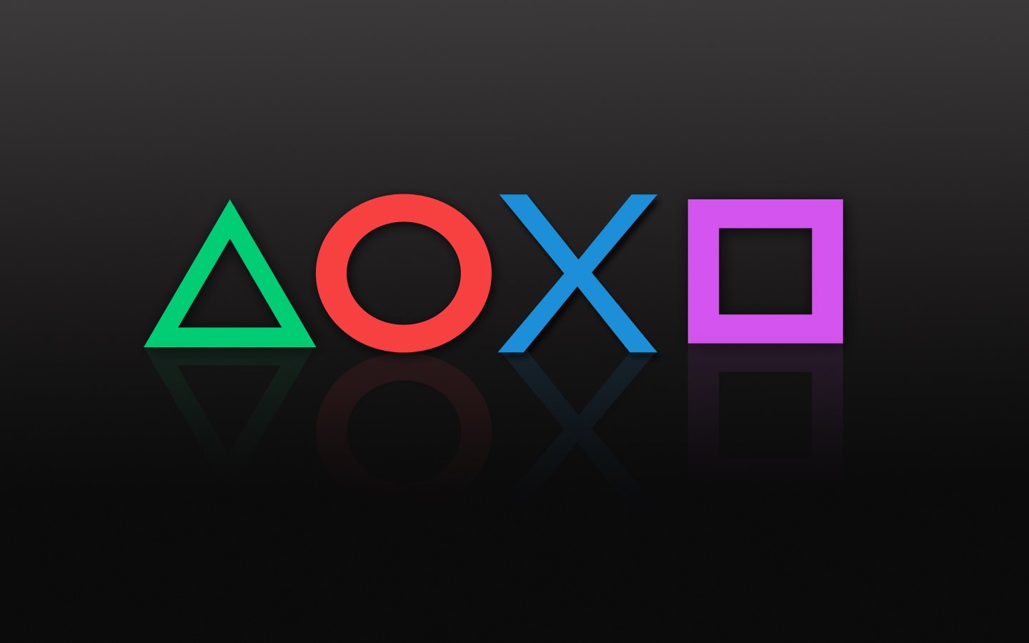 Playstation Logo HD Background Minimalistic