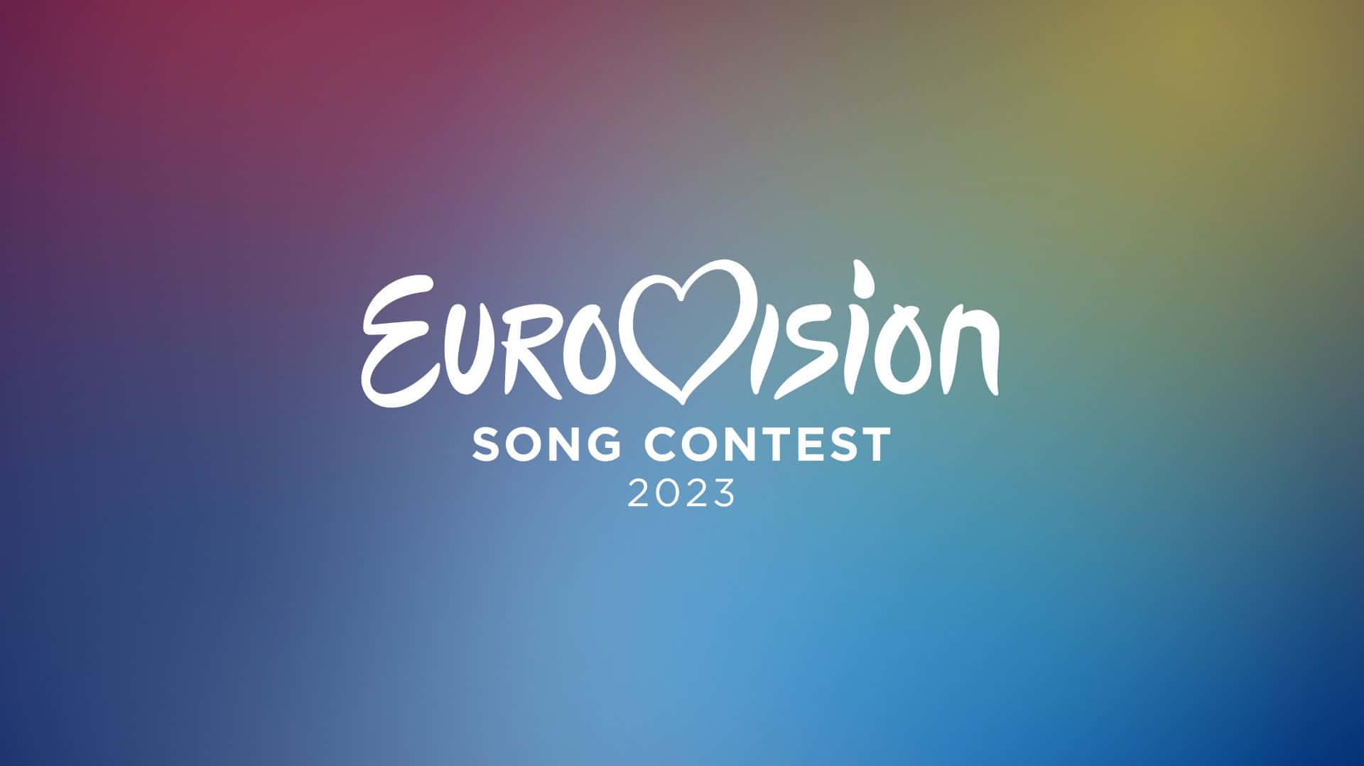 Eurovision Song Contest A Colorful Background With