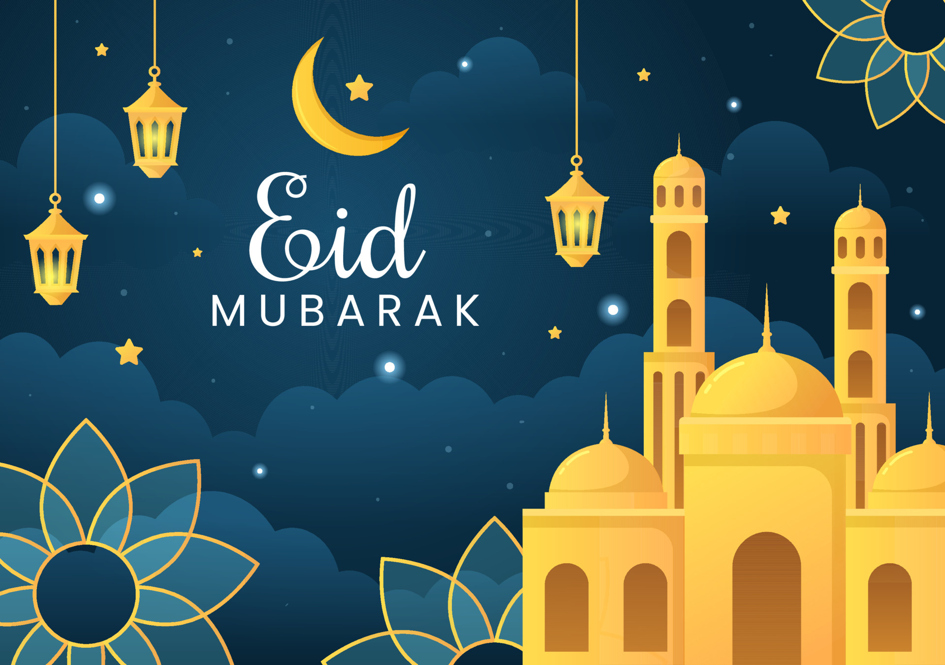 Eid Mubarak HD Wallpaper And