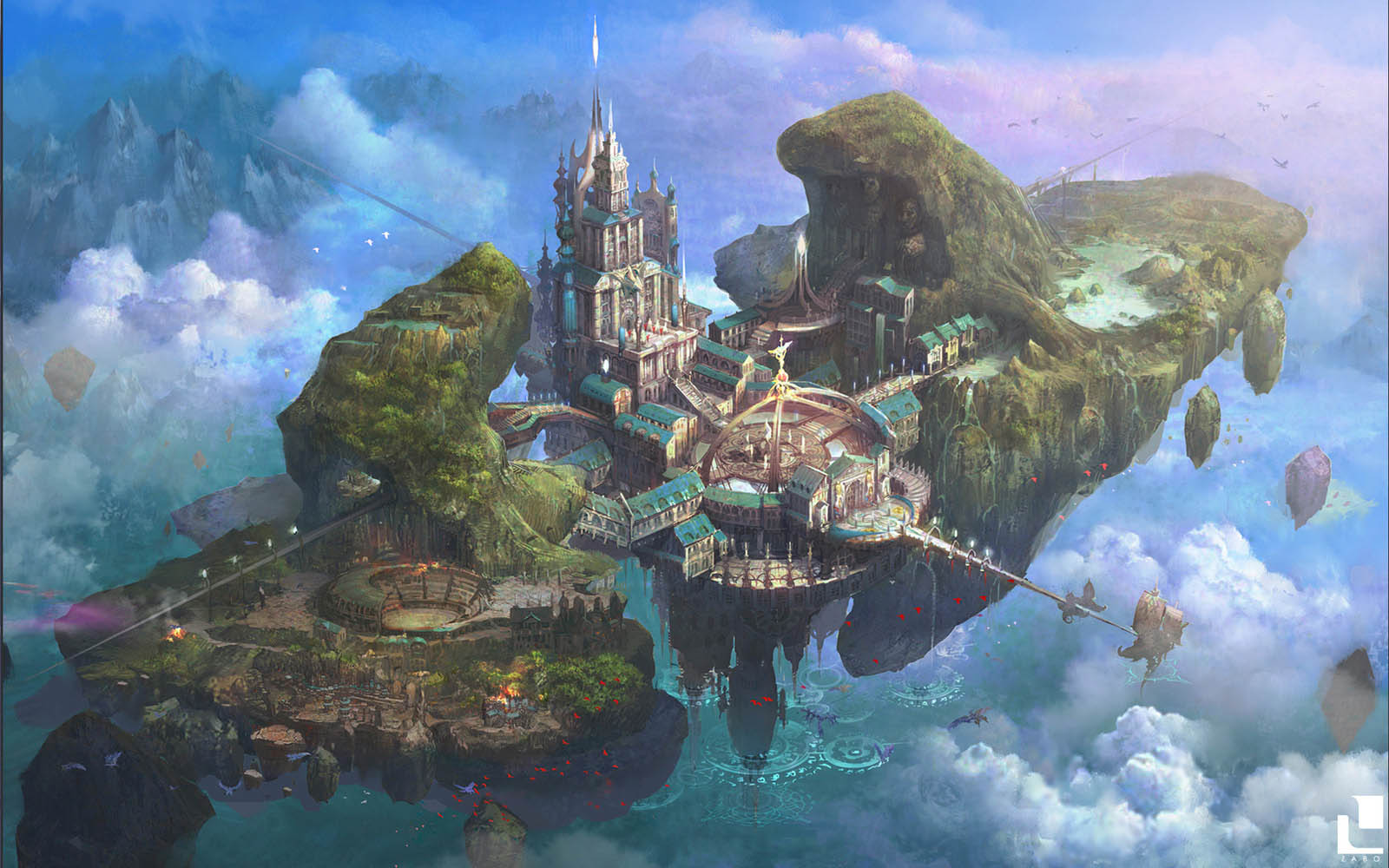 Castle In The Sky Wallpaper Daily Background HD