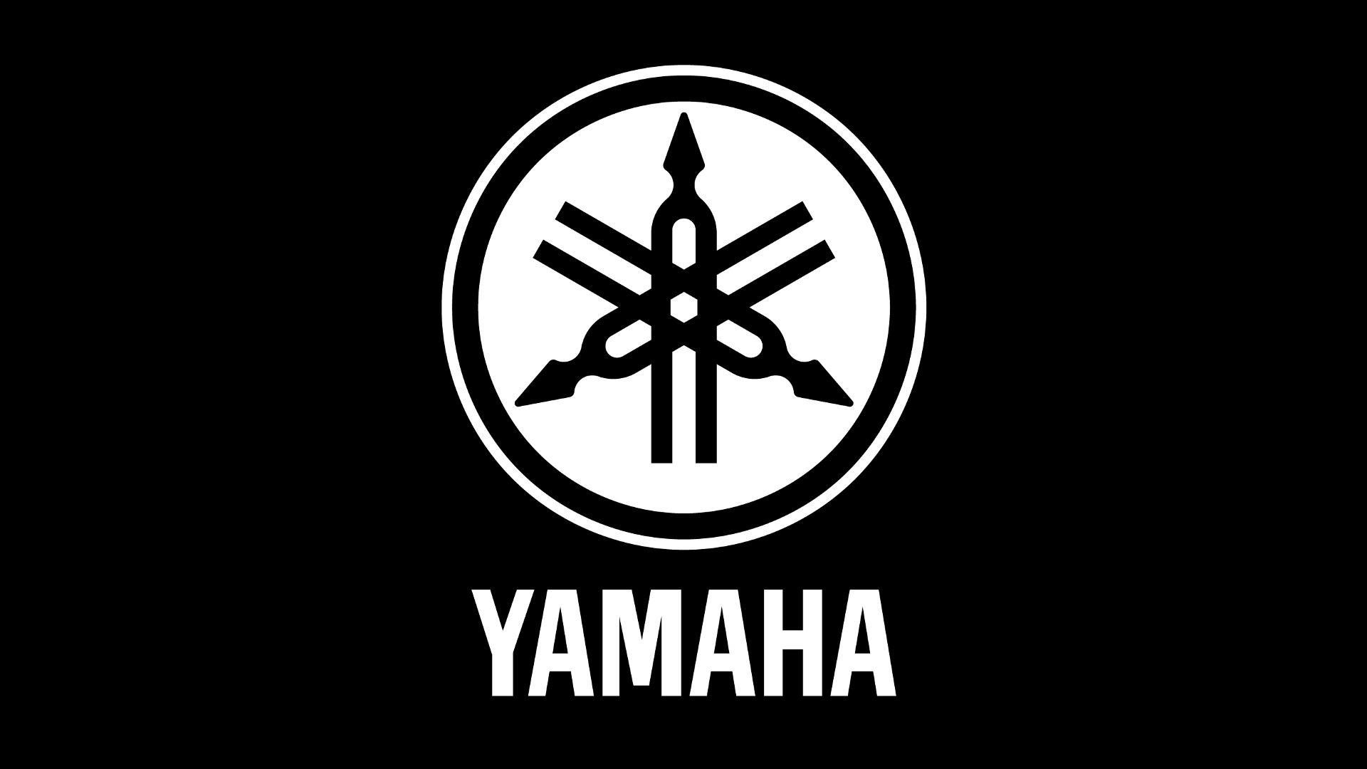 yamaha logo wallpaper 1920x1080