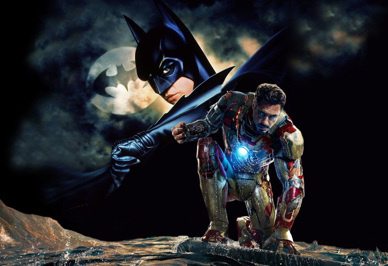 batman vs superman Batman Vs Iron Man Images