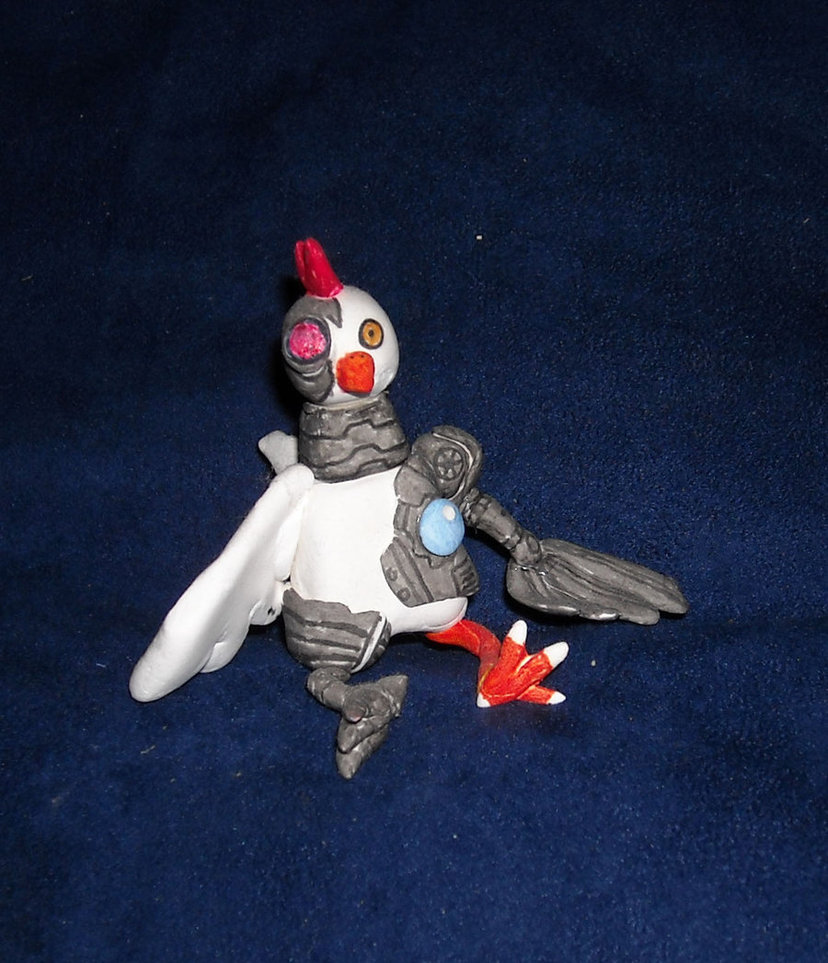 Robot Chicken Figure By Donuttyphoon