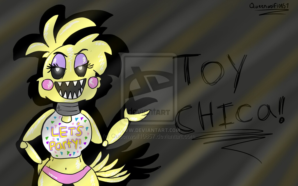 Toy Chica (desenho) by kratoscheky on DeviantArt