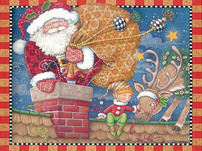 The Night Before Christmas Mary Engelbreit Illustration