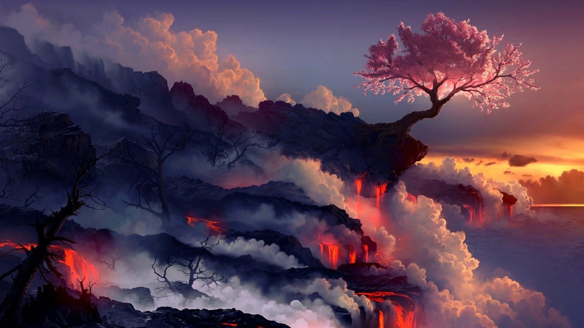 Anime Dark Landscape Wallpaper Desktop Background At Cool