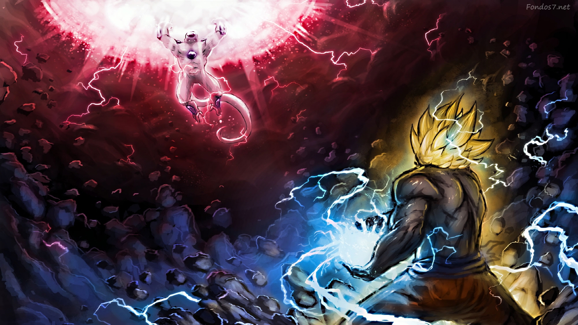 De Pantalla Goku Contra Zer HD Widescreen Gratis Imagenes