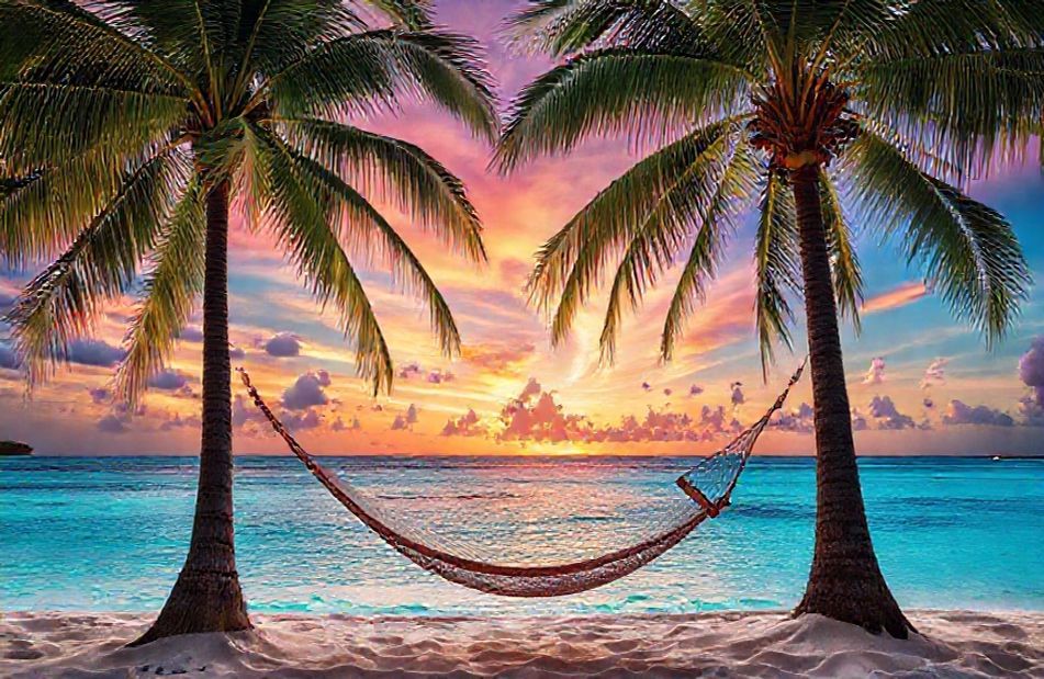 Tropical Island Wallpaper