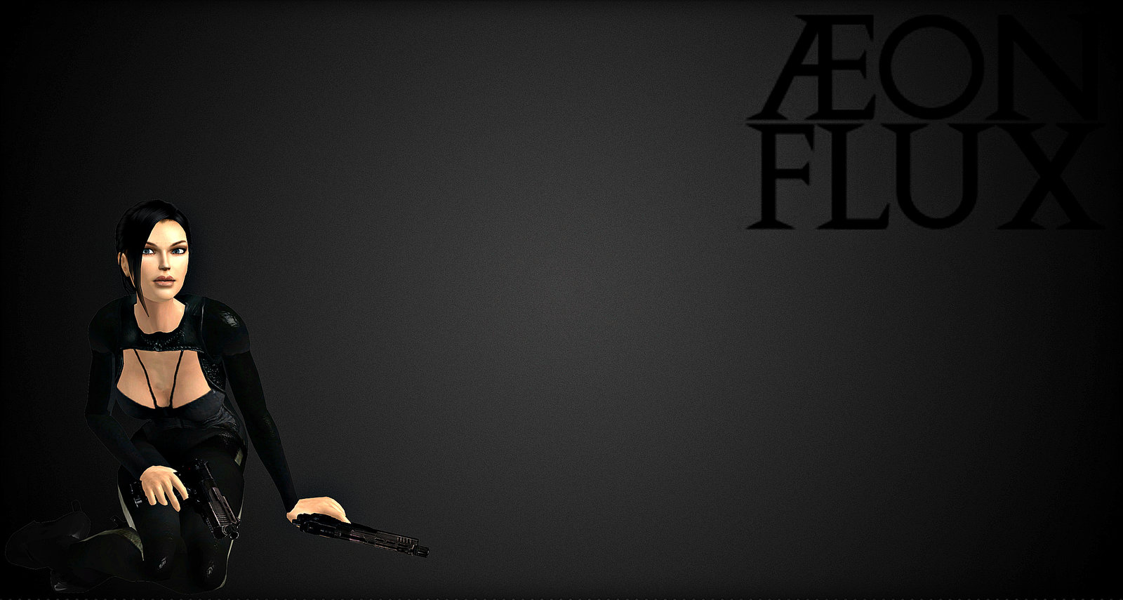 Aeon Flux Wallpaper Ft Lara Croft By Aya20809