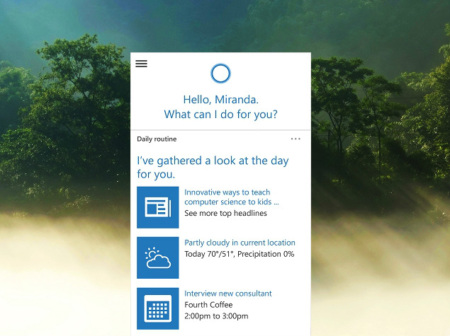 Windows To Bring Cortana Virtual Assistant The Desktop Ndtv