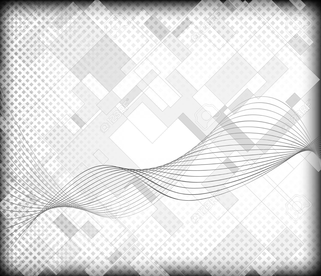 Abstract Grayscale Background Full Editable Vector Illustration