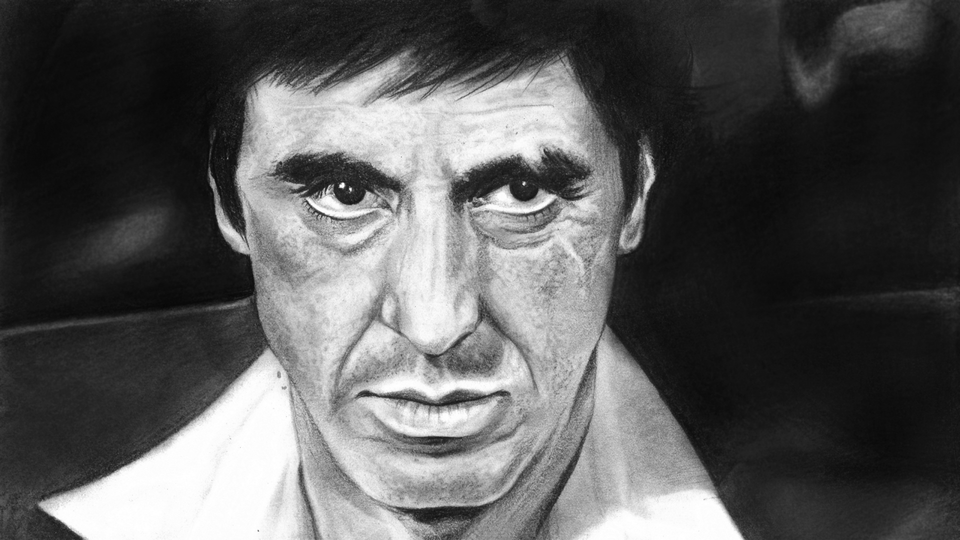 Al Pacino Scarface Fan Art Wallpaper HD