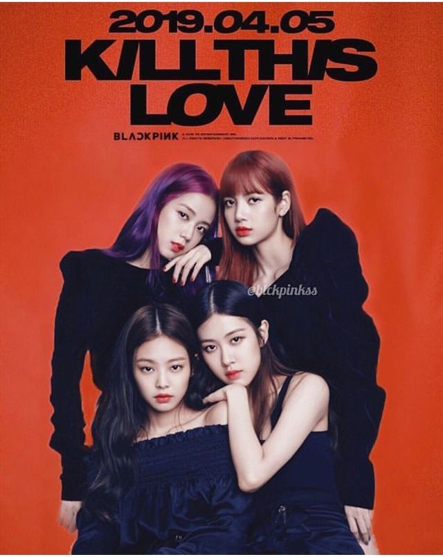 Blackpink Kill This Love Poster In