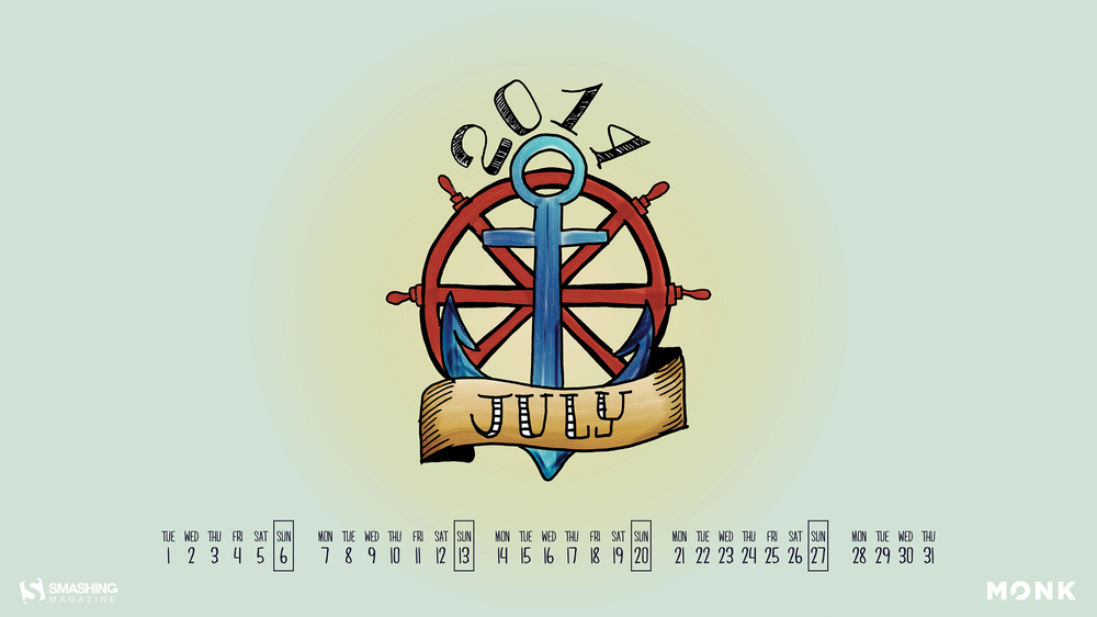 July Navy Full Png