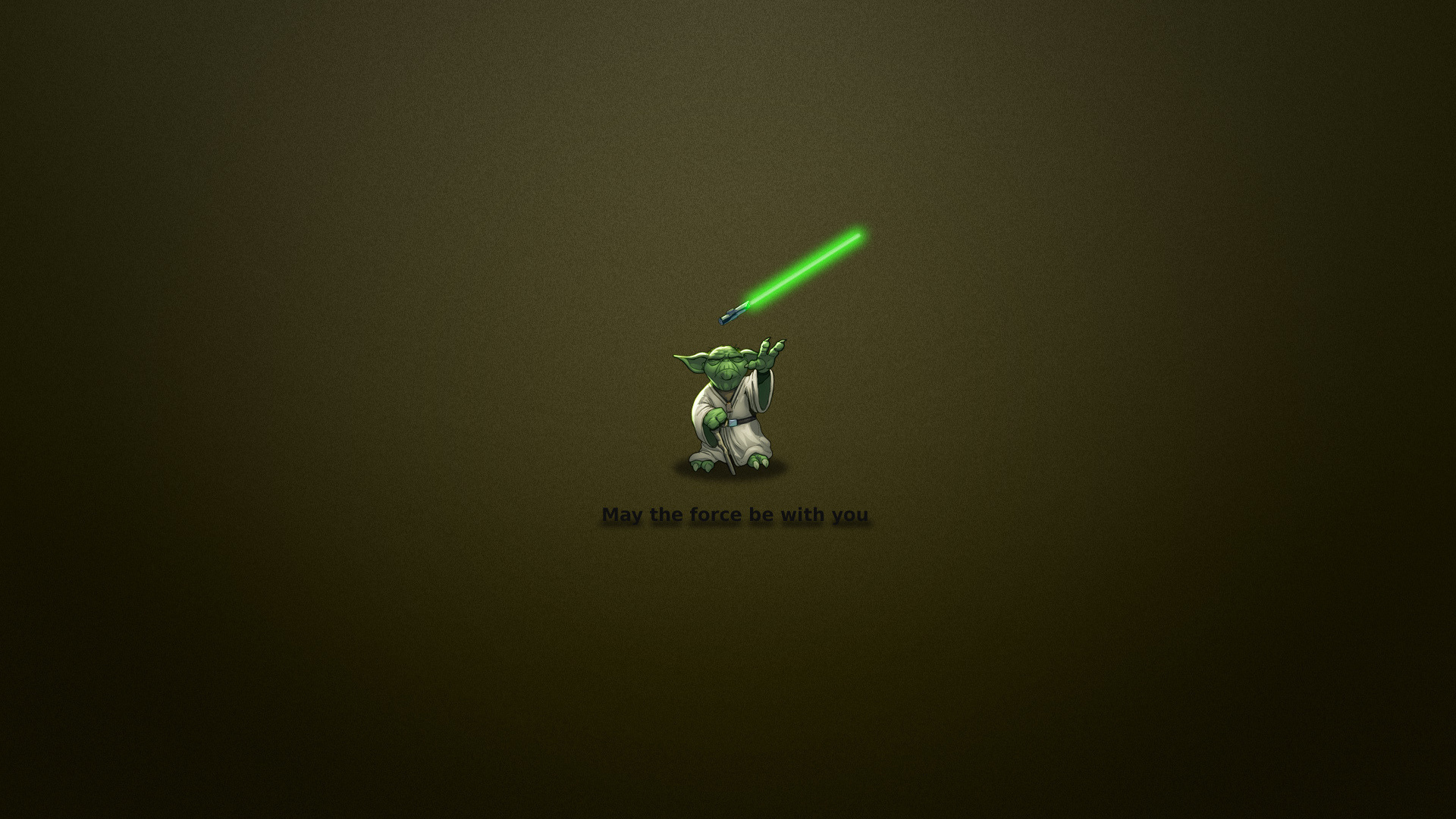 Wallpaper Star Wars Jedi Yoda Minimalism Widescreen On