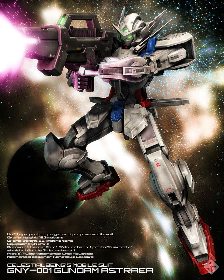 GNY 001 GUNDAM ASTRAEA 02 by Ladav01 on Gundam