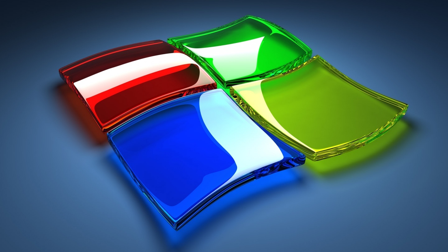 Four Red Green Yellow Blue Square Windows Seven Logo HD Escritorio