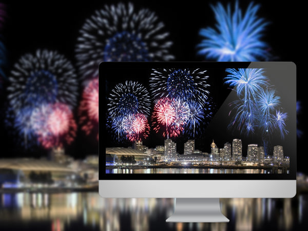 Animated Fireworks Available In