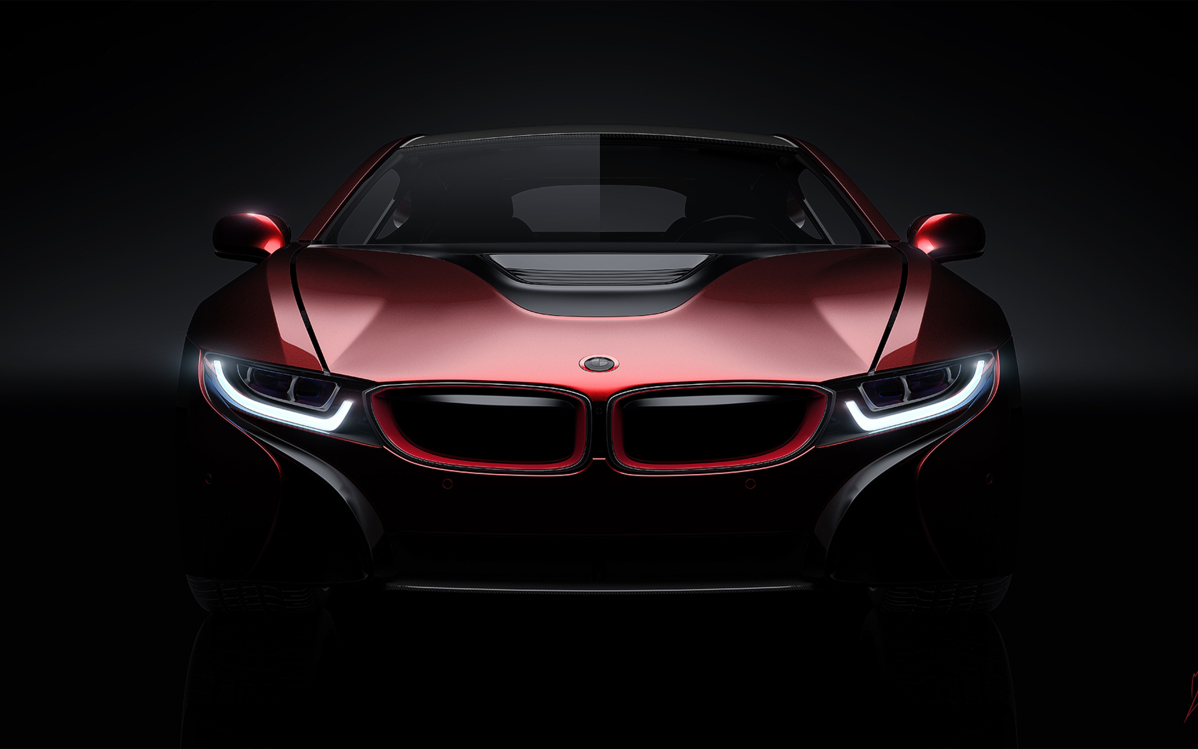 Download Wallpaper 3840x2400 Bmw I8 Concept Front view Ultra HD 4K