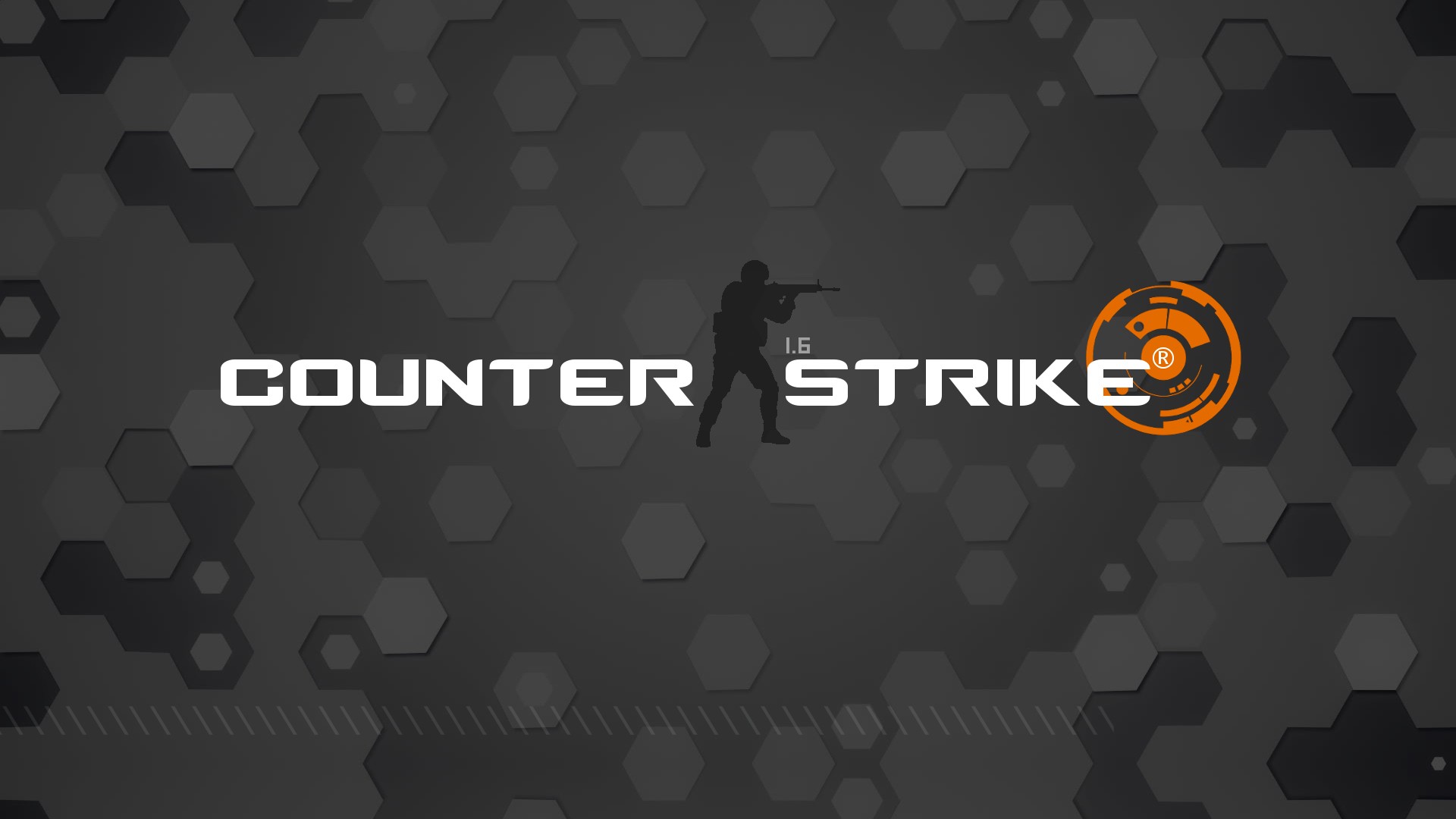 Minimalistic Modern Counter Strike Background Counter