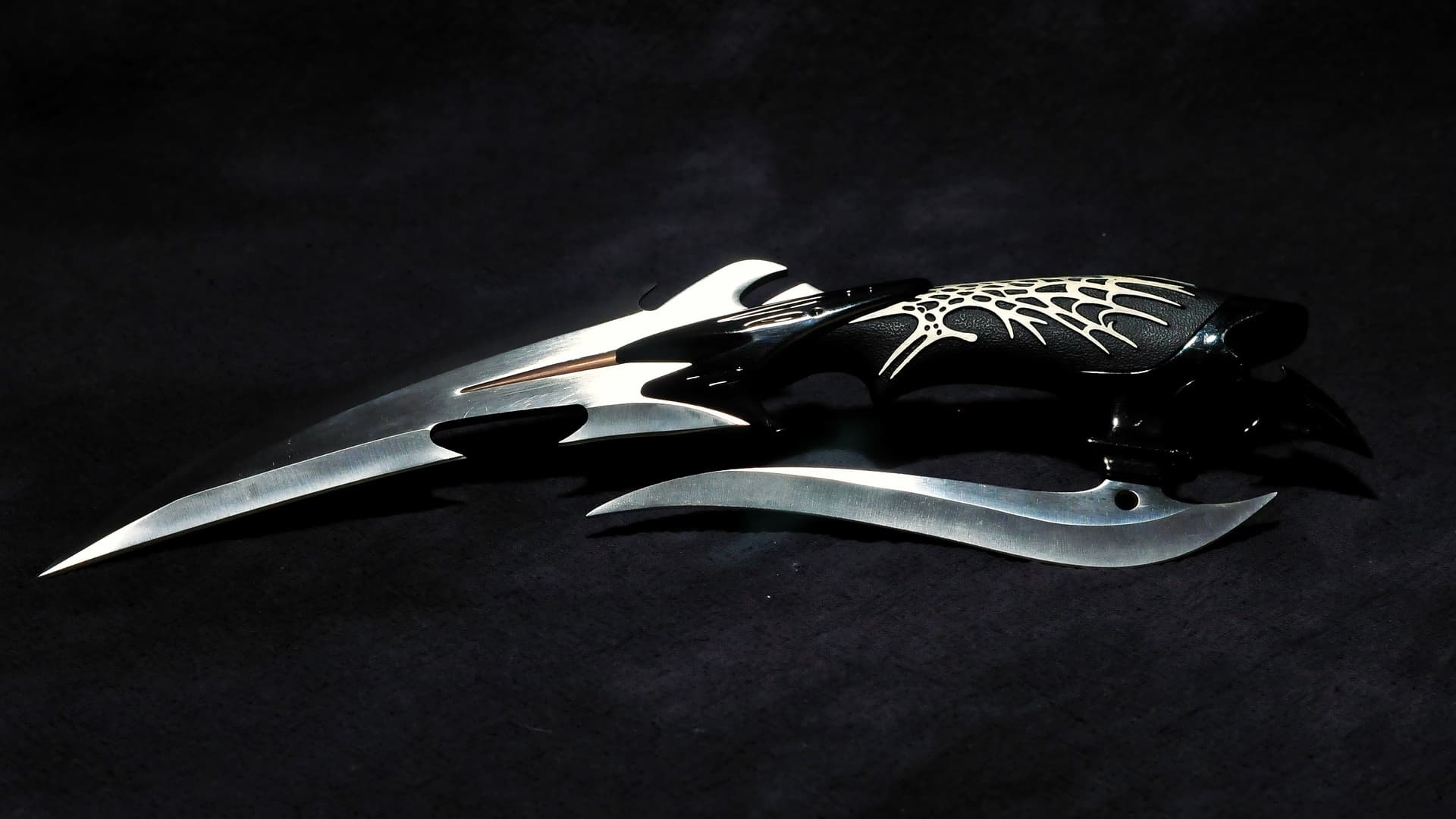 Knife Background Image HD All White