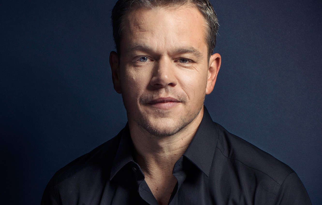 Wallpaper Portrait Photographer Actor Shirt Matt Damon