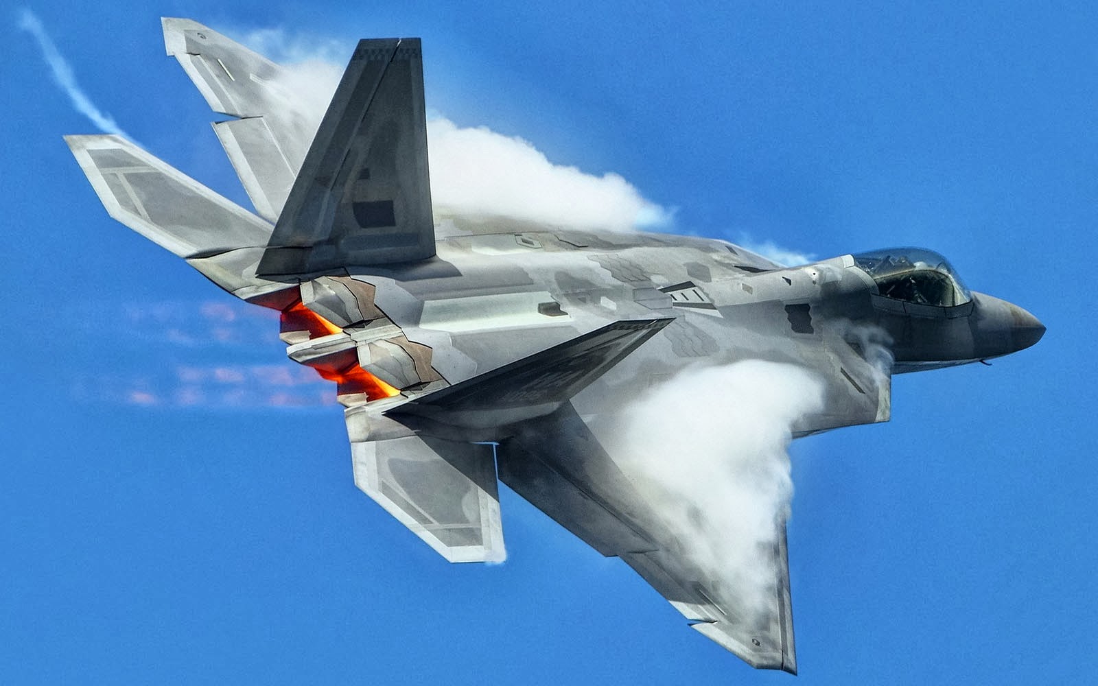 Wallpaper F22 Raptor Lockheed Martin stealth air superiority fighter  US Air Force Military 1823