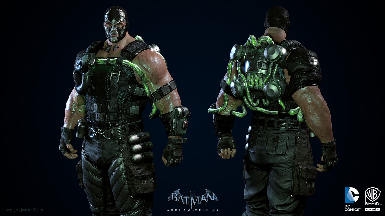 Awesome BATMAN ARKHAM ORIGINS Character Designs For Bane His Thugs