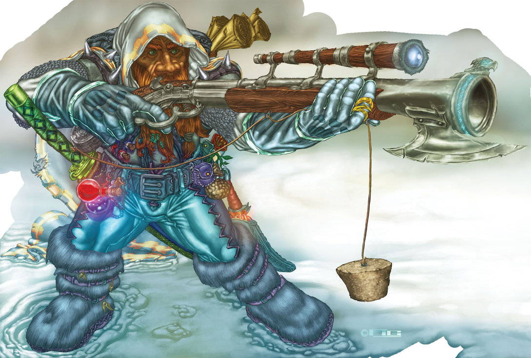 World Of Warcraft Dwarf Hunter By Fig