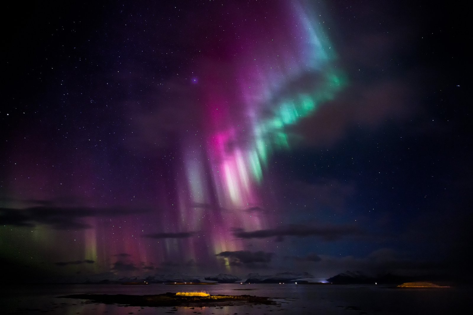Alaska Artic Aurora Boreale Borealis Landscape Lights Nature Northern