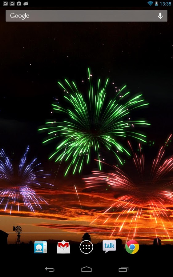 Kf Fireworks Live Wallpaper Android Apps On Google Play