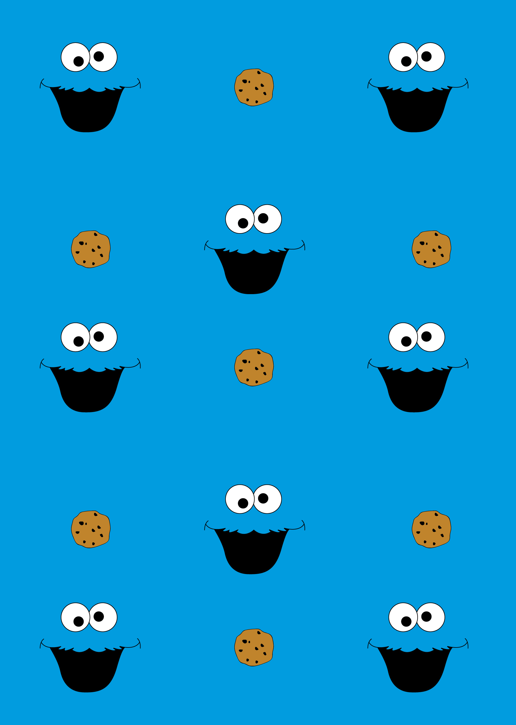 Fun Cookie Monster Wallpaper For A Playful Space